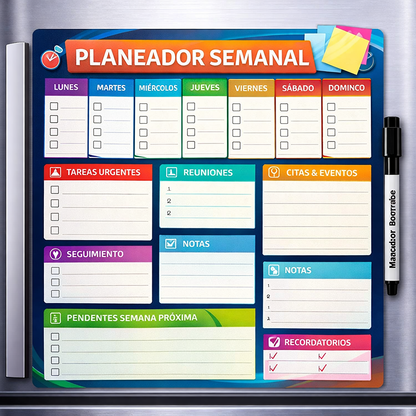 Planeador mensual Magnético