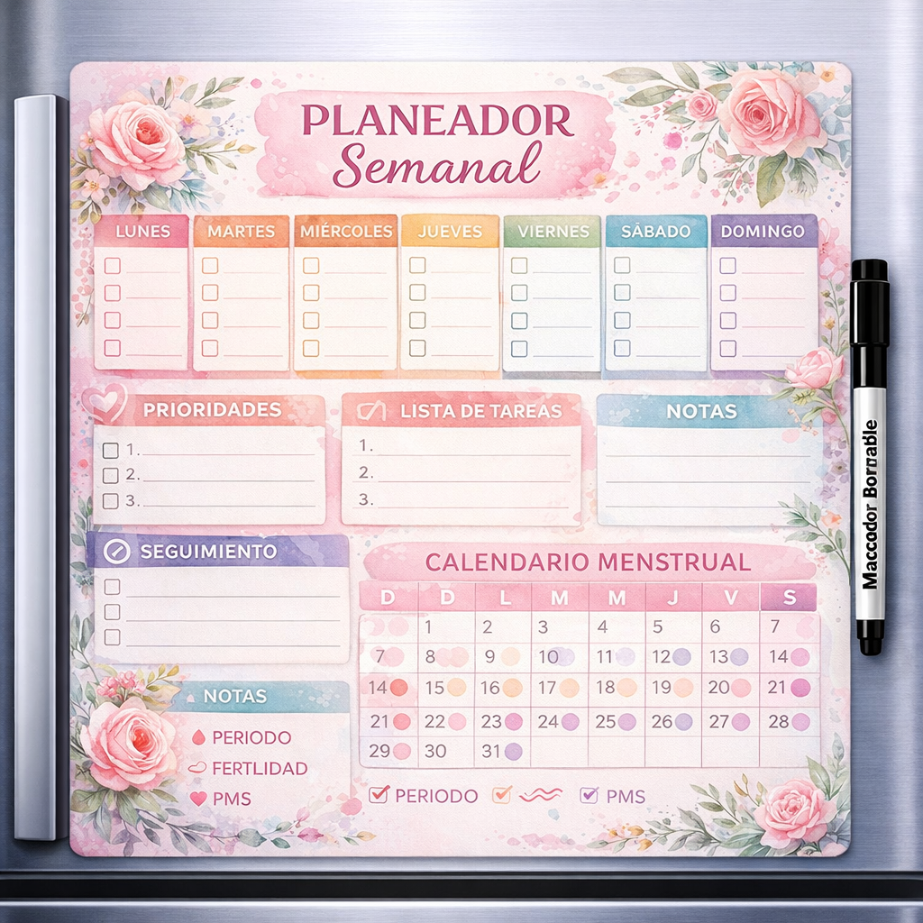 Planeador mensual Magnético