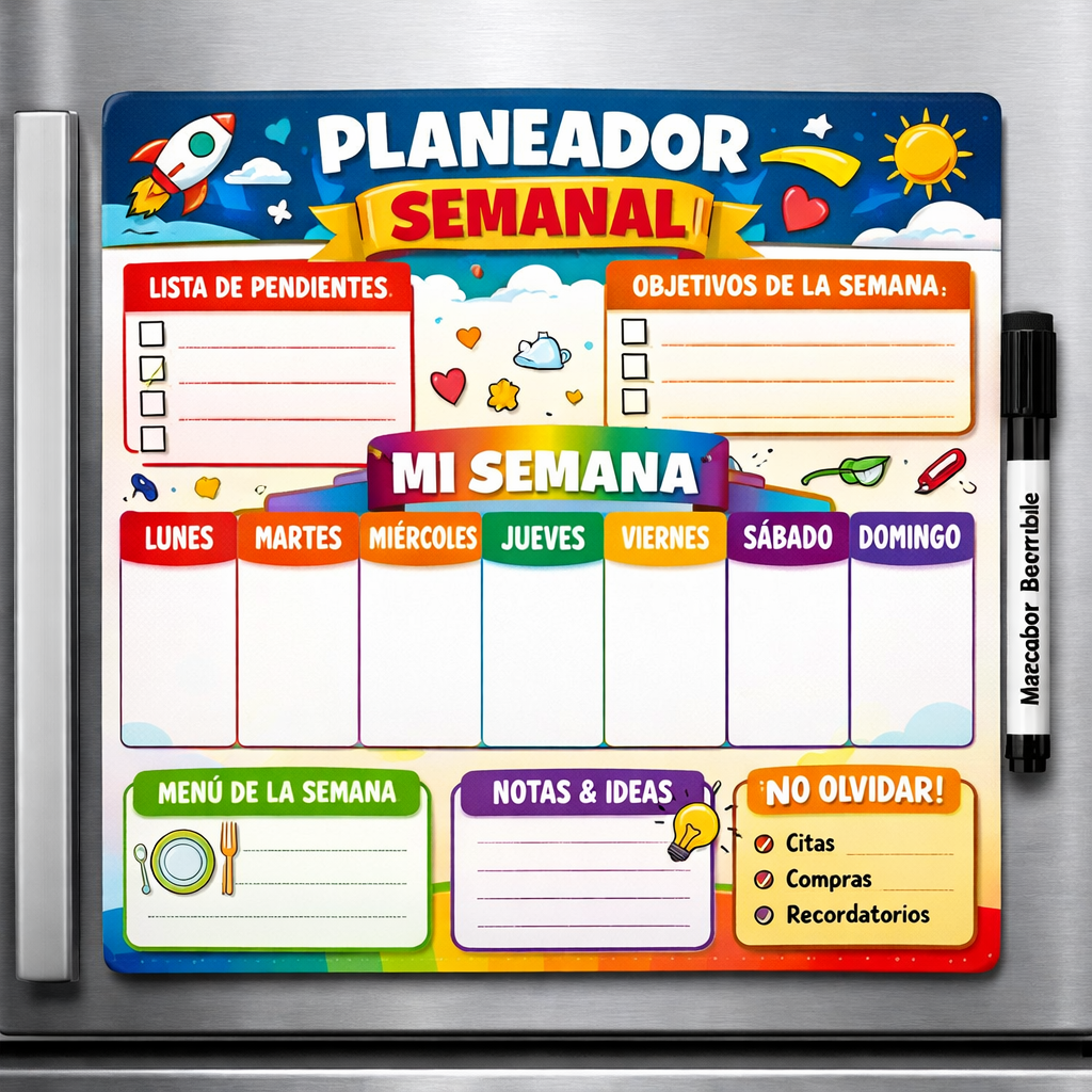 Planeador mensual Magnético