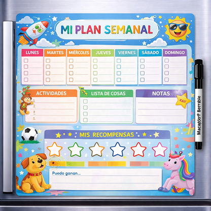 Planeador mensual Magnético